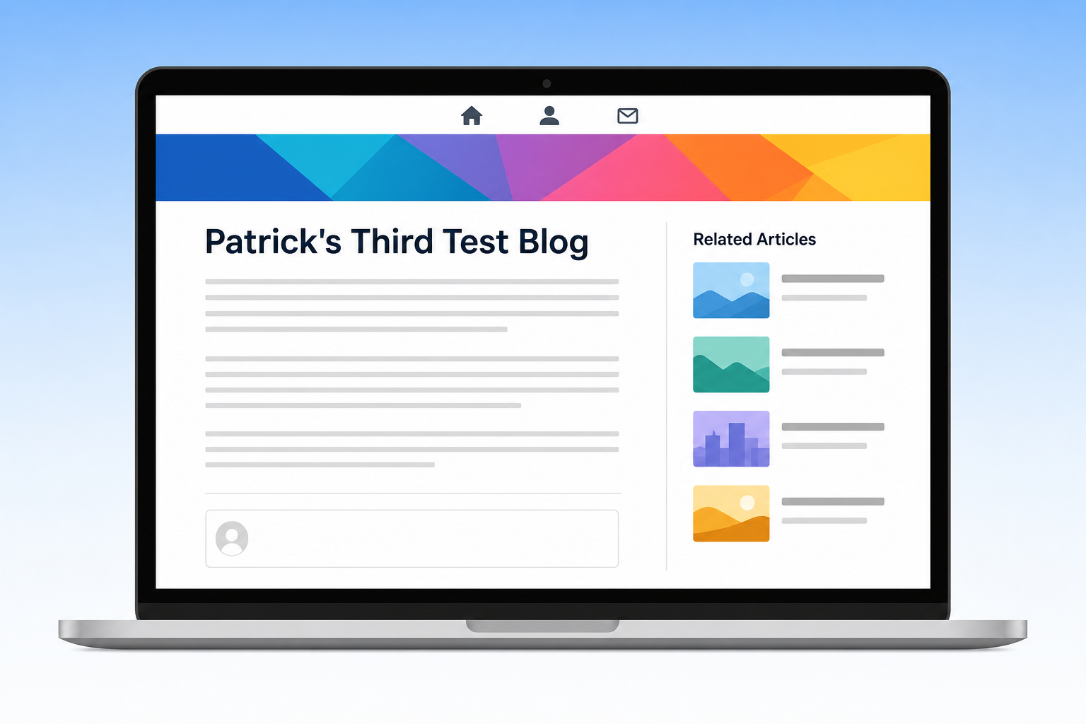 Patrick's third test blog
